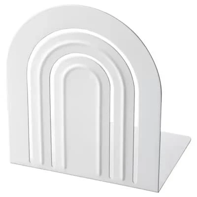 Image of HÖSSLA Book end, white + free finchley refill pen (2)