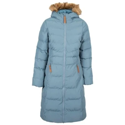 Image of Trespass Womens Audrey II Padded Longer Length Jacket Coat Pewter XL 16