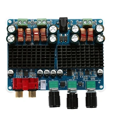 Image of WINGONEER® TPA3116 2x50W + 100W 2.1 Dual Channel Power Amplifier Digital Subwoofer Board DC 12V 26V
