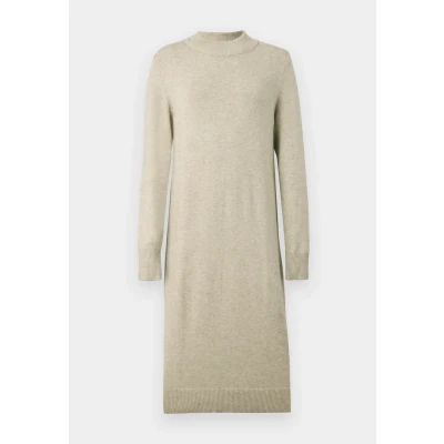 Image of VILA Viril CREW NECK L/S NOOS Jumper dress, Women&#039;s, Size: Small, Natural melange