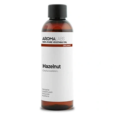 Image of ORGANIC HAZELNUT Oil 100mL 100% Pure, Natural, Cold Pressed and AB Certified AROMA LABS (French Brand)