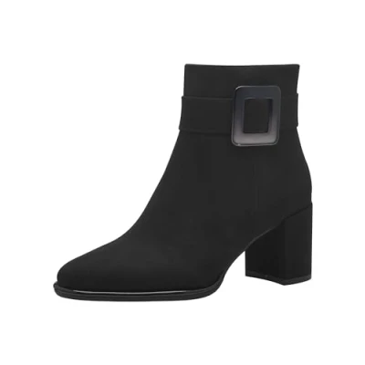 Image of MARCO TOZZI Women&#039;s 2 25338 43 Ankle Boot, Black (Black Comb), 5 UK
