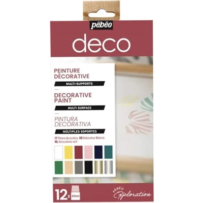 Image of Pebeo Deco Mat Explorer Set, Assorted, 12X20ML