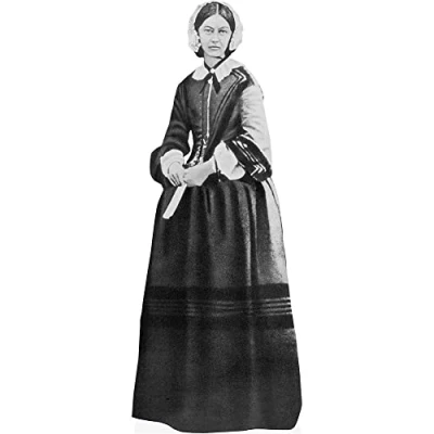 Image of Florence Nightingale (BW) Life Size Cutout