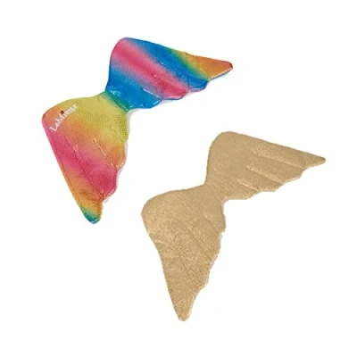 Image of LeMieux Toy Pony Wings Unicorn Accessories Shimmery Golden Gift for Kids Suitable Ages 3 Years + Pretend Play Gold