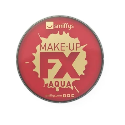 Image of Aqua Body And Face Paint, Water Based, Bright Red, 16ml