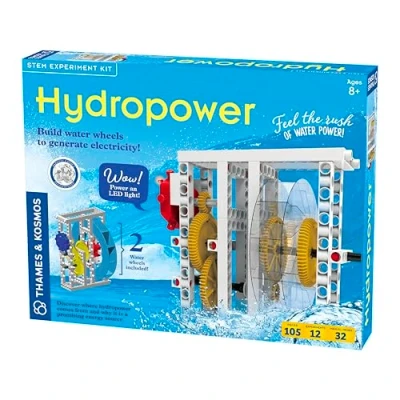 Image of Thames &amp; Kosmos Hydropower, Kids Science Kit, Learning Resources for Mechanical Physics, STEM Toys Experiments, Age 8+