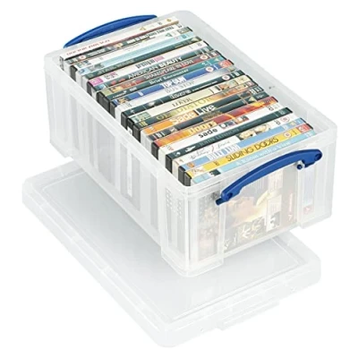 Image of Really Useful Plastic Storage Box 9 Litre Clear