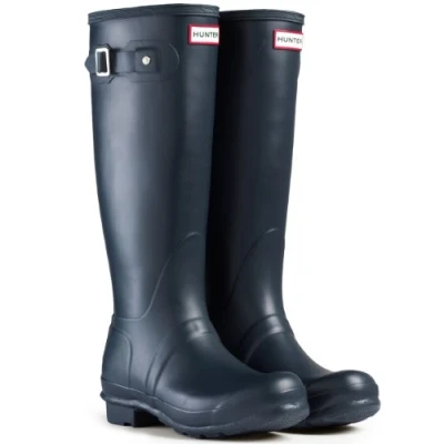 Image of Hunter Women&#039;s Original Tall Snow Boot Navy 8