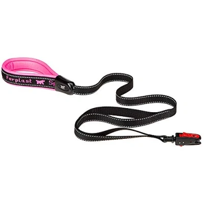 Image of Ferplast SPORTDOG G Dog Lead MATIC Automatic Closure Technology Reflective &amp; Anti Abrasion Second Handle Soft Padding Italian Design 120 x 2 cm, Pink