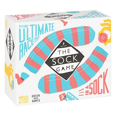Image of Green Brothers Games The Sock Game Board Ages 8+ 2+ Players 5 30 Minutes Playing Time