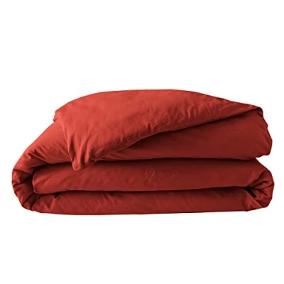 Image of douceur d&#039;intérieur, Duvet Cover (260 x 240 cm) Percaline Tomette, Cotton Percale