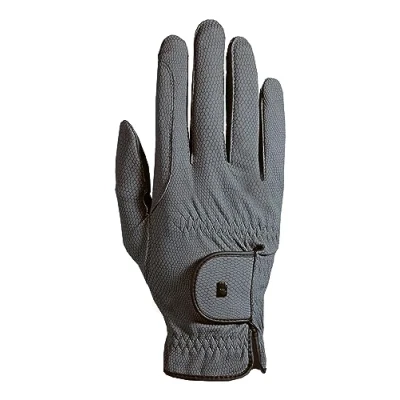 Image of Roeckl Sports equestrian gloves GRIP WINTER, winter riding glove, anthracite 8,5