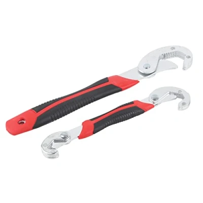 Image of Fafeicy Multi Function Wrench, 2 Pcs Magic Wrench Set Double Head Universal Spanner Hand Tools, Adjustable