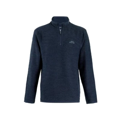 Image of Weird Fish Stern ZIP Macaroni Ensign Jumper, Men&#039;s, Size: Small, Navy