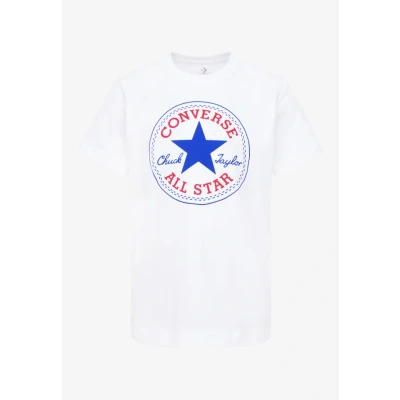 Image of Converse Chuck Patch Print Tshirt for kids, Size: 10 12y, White