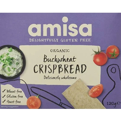 Image of Amisa Organic Buckwheat Crispbread 150g (Pack of 3)
