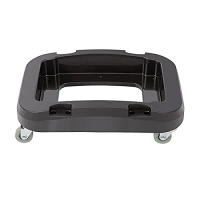 Image of Jantex Dolly for CK960 56 Litre Bin, Black, Dimensions: 152(H) x 333(W) 481(D) mm, Bin Dolly, Four Castors Included, Sturdy Plastic Design, Compatible with CK960, CL925