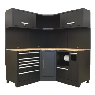 Image of Sealey Premier 1.7m Corner Storage System Oak Worktop