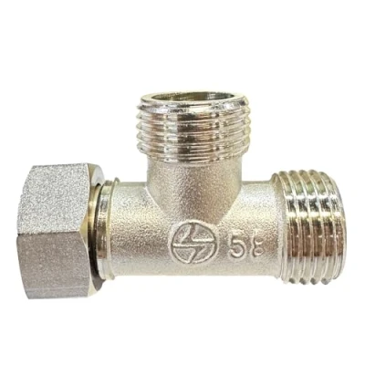 Image of Tee Connector 1/2&quot; 3 Way Hose T Shape Equal Pipe Connecting Fittings for Water Adapter/Coupler (Type D)