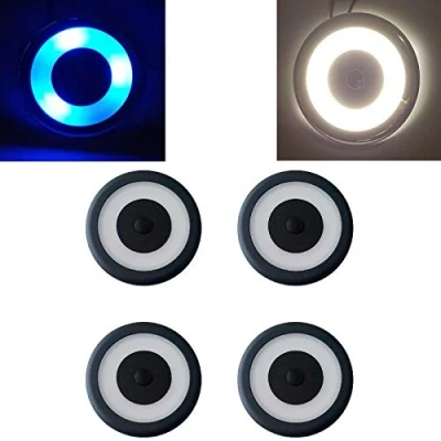 Image of MARVIX 4 x LED Ceiling Light 12v 24V Spotlight 70mm Dome with an Integrated Touch Switch Dimmer 3200k Warm White Super Bright RV for Motorhome, Camper, Caravan &amp; Boat
