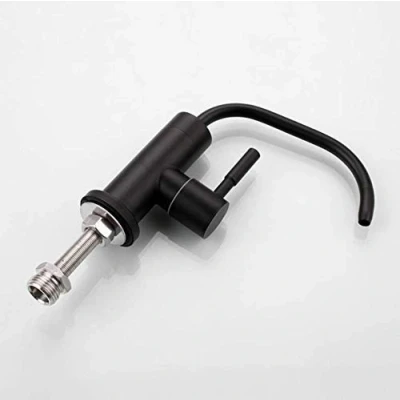 Image of Stainless Steel Kitchen Direct Drinking Water Filter Tap Reverse Osmosis Sink Faucet Single Handle Purifier Black