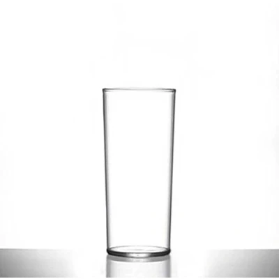 Image of BB Plastics Virtually Unbreakable Polycarbonate Straight Plastic Half Pint Glass (Pack of 8)