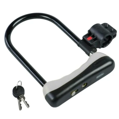 Image of Burg Wächter 1500 HB 170/180 Shackle Lock, Black, Medium