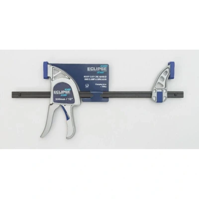 Image of Eclipse Professional Tools EOHBC12 HD Heavy Duty One Handed Bar Clamp 300mm (12&quot;)