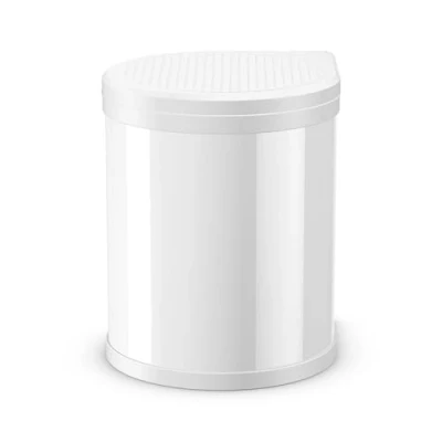Image of Hailo 3555 001 Compact Box Bin, White, 15L