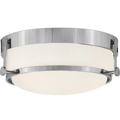 Image of Harper 3 Light Flush Ceiling Light, Polished Chrome