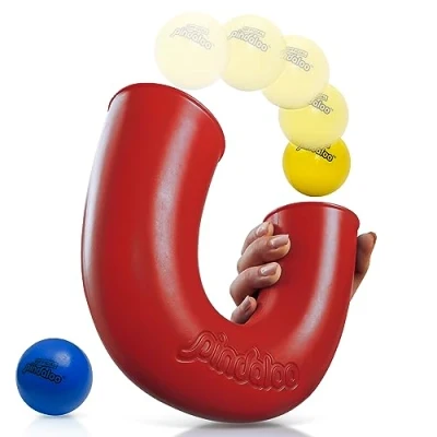 Image of pindaloo Juggling Skill Game for Teenagers and Adults. Single Player OR with Friends. Gift boy Girl from 10 Year Old to Adult. Toys Games Gifts Gadgets Teens Teenagers. (red)