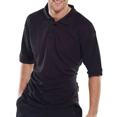 Image of CLICK POLO SHIRT BLACK 4XL