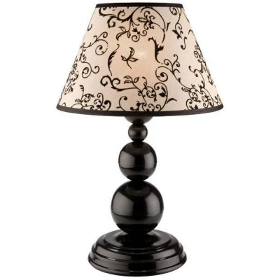 Image of Bouli Table Lamp With Shade Fabric Shades, Black, 1x E27