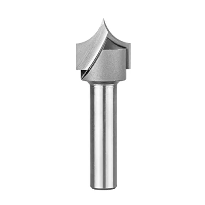 Image of SpeTool 8mm Roundover Cutter for Cutting Shaft Tips with 16mm Diameter Radius Carbide Bits 2 Flute and Round Edges CNC Milling Woodworking Carving Tool