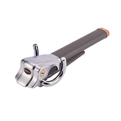 Image of Blueshyhall Auto Car Steering Wheel Lock With Keys Anti Theft Security GREY