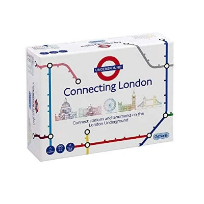Image of Gibsons Connecting London Game TFL Connect the Underground to beat your Family &amp; Friends Ages 8+, 2 6 Players