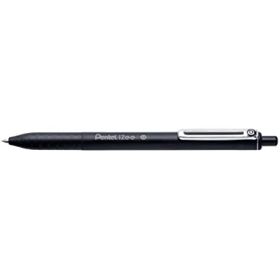 Image of Pentel iZee Bolígrafo BX470 Boli Retráctil con Cuerpo Mate y Clip Metálico, de Uso muy Cómodo para Escritura Suave, Perfecto Colegios Oficinas