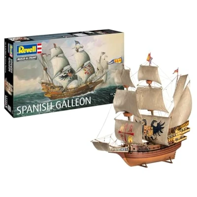 Image of Revell 05620 Spanish Galleon 1:96 Scale Unbuilt/Unpainted Plastic Model Kit