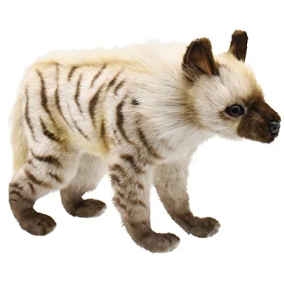 Image of Hansa Stripped Hyena Plush Soft Toy 33cm. 6210