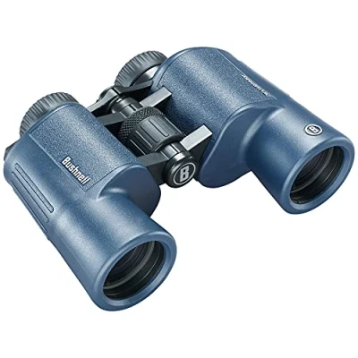 Image of Bushnell H2O 2 12x42 Dark Blue Porro Fully Multicoated Waterproof/Fogproof Twist Up Eyecups Watersport Boating