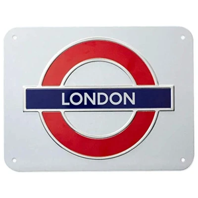 Image of GWC London Underground Sign, London, Medium Metal Sign