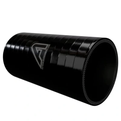 Image of 48mm 1 7/8&quot; ID Silicone Straight Hose Joiner Coupler 75mm Length Black