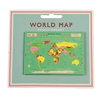 Image of World Map Fridge Magnet