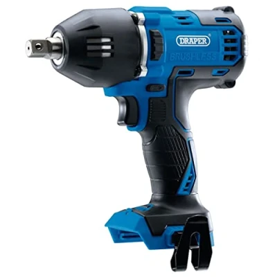 Image of Draper D20 20V Brushless Mid Torque Impact Wrench, 1/2&quot; Sq. Dr., 400Nm (Sold Bare)