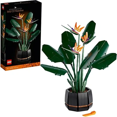 Image of LEGO Icons 10289 L&#039;Oiseau de Paradis, Fleurs Décoratives, Maquette Botanical Collection, Construction Plantes, pour Adultes