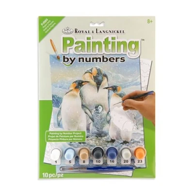 Image of Royal Junior Paint by Number Penguins
