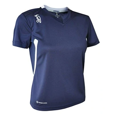 Image of Kookaburra Womens Kb Short Sleeve Tee White/Ink, XX Large