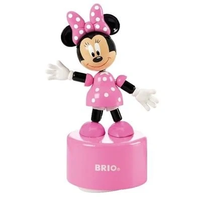 Image of Disney BRIO Mickey Mouse Clubhouse Push Puppet (Minnie Mouse)