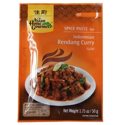 Image of Asian Home Gourmet Indonesian Rendang Curry Paste 12 x 50g